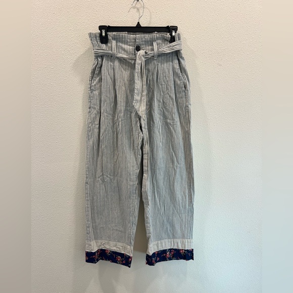 Madewell Denim - Madewell X new denim project pants women size 4 patchwork paper bag jeans